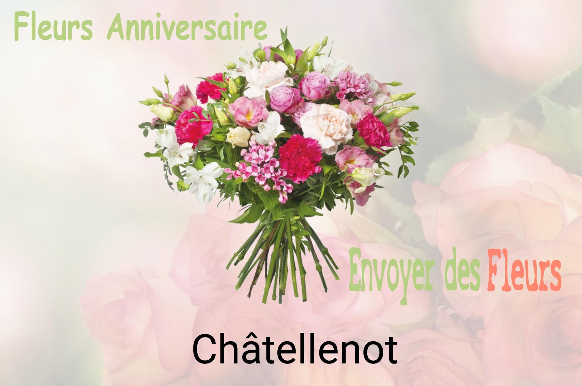 Bouquet de fleurs d’anniversaire livré à Châtellenot