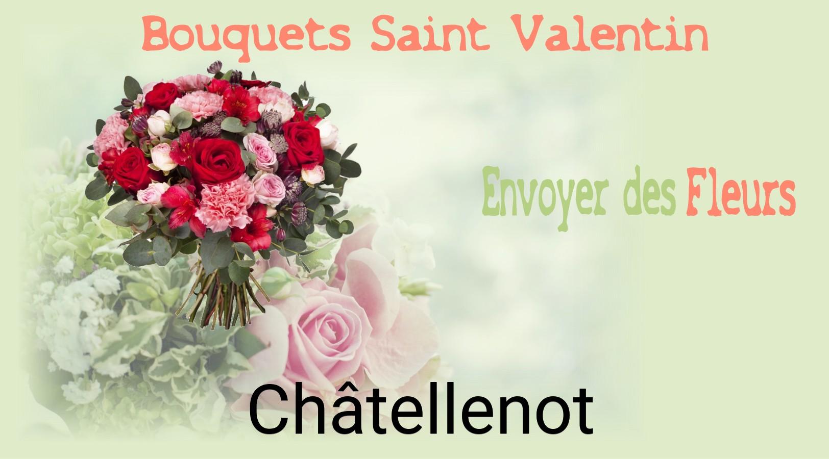 Roses de Saint-Valentin livrées à Châtellenot